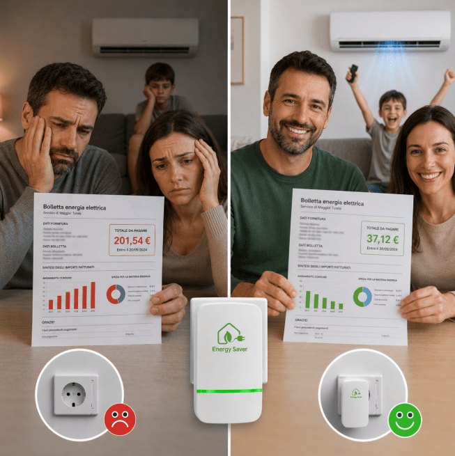 Bolletta elettrica più bassa grazie a Energy Saver