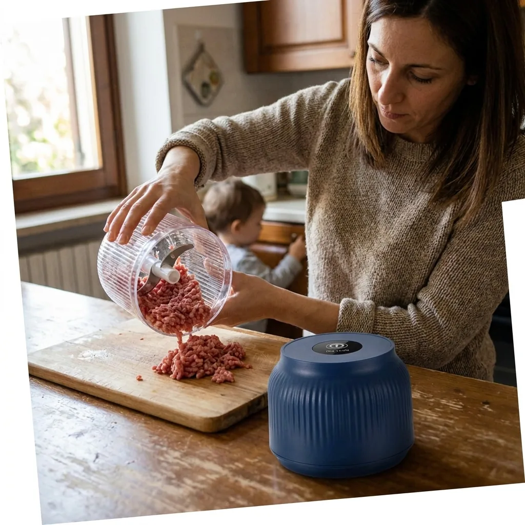 Preparazione polpette con Chopper Pro
